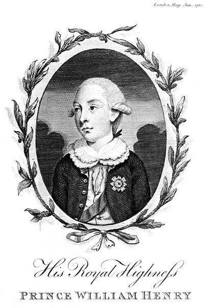 Prins William Henry, derde zoon van George III, 1781 door Unbekannt