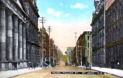 Prince William Street, Saint John, New Brunswick, Canada, ca. 1900s door Unbekannt