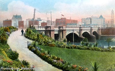 Prinsenbrug, Melbourne, Australië, 1912 door Unbekannt