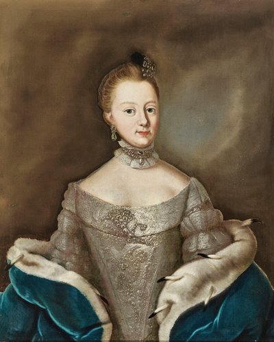Prinses Anna Amalia van Brunswijk-Wolfenbüttel 1739-1807, Hertogin..., 2e helft van 18e eeuw door Unbekannt