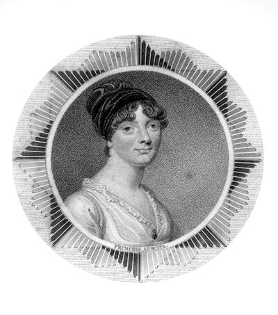 Prinses Augusta Sophia, dochter van George III door Unbekannt