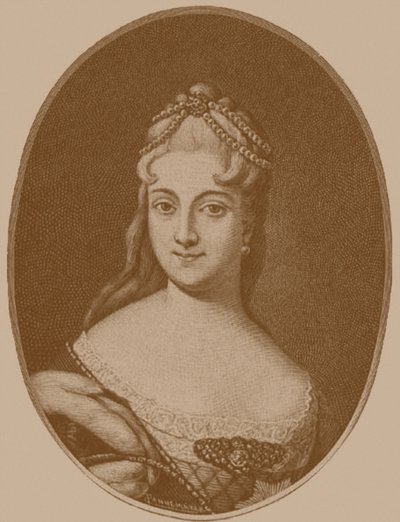 Prinses Ekaterina Alekseyevna Dolgorukova 1712-1747 door Unbekannt