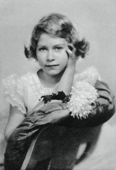Prinses Elizabeth negen jaar oud, 1935 door Unbekannt