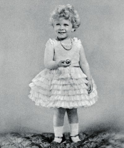 Prinses Elizabeth twee jaar oud in 1928, 1937 door Unbekannt