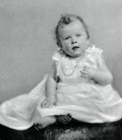 Prinses Elizabeth in 1926, toen ze een paar maanden oud was, 1937 door Unbekannt