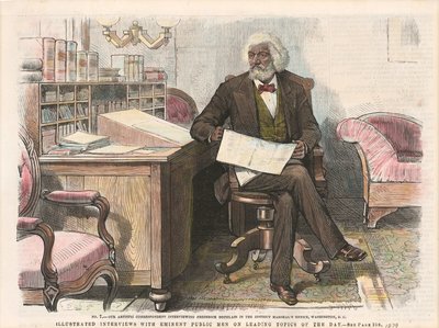 Afdruk van Frederick Douglass, ca. 1879 door Unbekannt