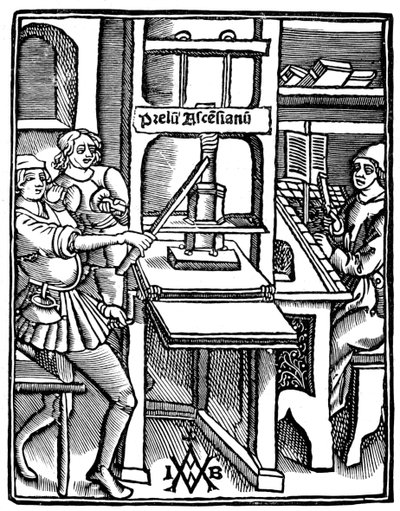 Drukpers, 1511, 1893 door Unbekannt