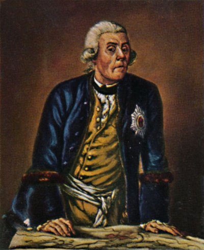 Prins Heinrich von Preußen 1726-1602. - Schilderij van Menzel, 1934 door Unbekannt