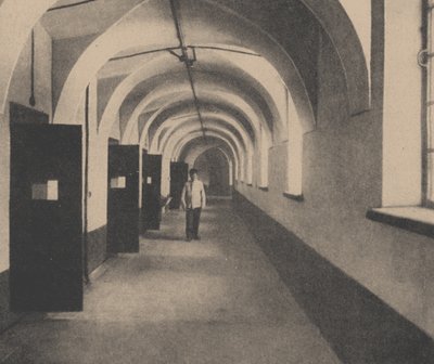 Gevangenis in de Trubetskoy Bastion van de Peter en Paul Vesting door Unbekannt