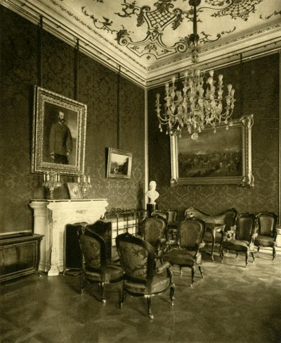 Privékantoor van keizer Franz Joseph I in de Hofburg, Wenen, Oostenrijk, ca. 1935 door Unbekannt