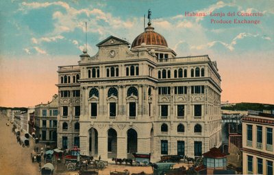 Produce Exchange, Havana, Cuba, ca. 1916 door Unbekannt