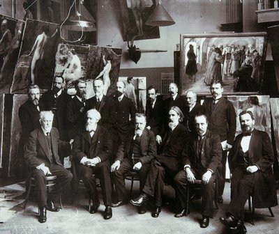 Professoren van de Russische Academie van Kunsten, 1913 door Unbekannt