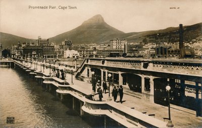 Promenade Pier, Kaapstad, ca. 1900 door Unbekannt
