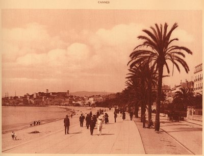 Promenade de la Croisette en Mont Chevalier, Cannes door Unbekannt