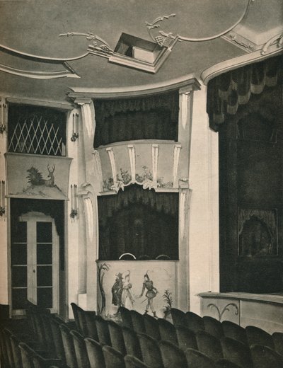 Proscenium en toneelboxen in het Komodie Theater, Berlijn, ca. 1926 door Unbekannt