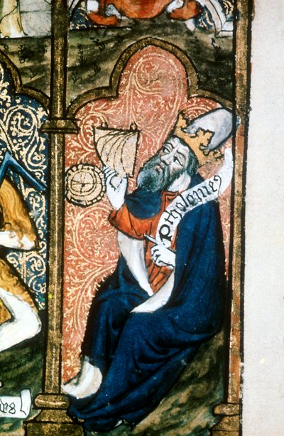 Ptolemaeus Claudius van Ptolemaeus c90-158, Alexandrijnse Griekse astronoom en geograaf door Unbekannt
