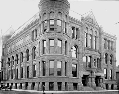 Openbare Bibliotheek Gebouw, Minneapolis, Minnesota, VS, ca. 1900 door Unbekannt
