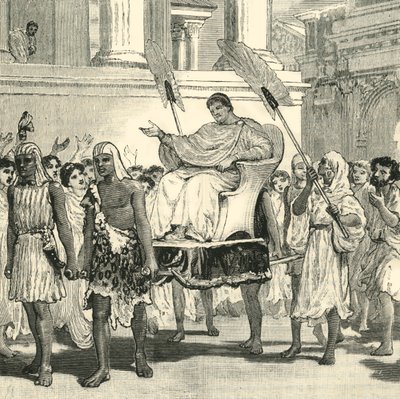 Publieke Vreugde over het Herstel van Pompey, 1890 door Unbekannt