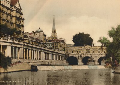Pulteney Bridge, Bath, Somerset, circa 1925 door Unbekannt