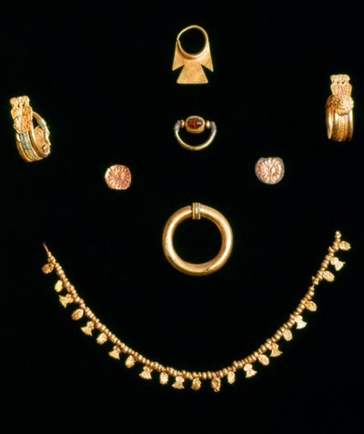 Punic sieraden, ca. 3e-4e eeuw door Unbekannt