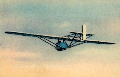 Leerling in gecamoufleerde Zögling oefenzweefvliegtuig, 1932 door Unbekannt