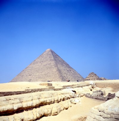 Piramide van Gizeh, Egypte, Oude Koninkrijk door Unbekannt