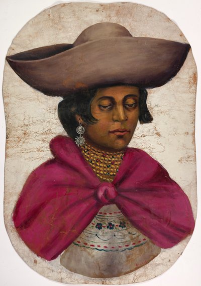 Quechua Indiase Vrouw door Unbekannt