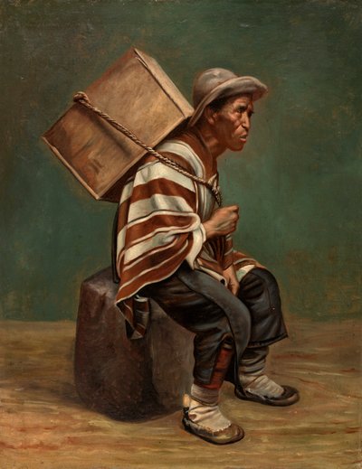 Quechua Indiaan, ca. 1890-1892 door Unbekannt