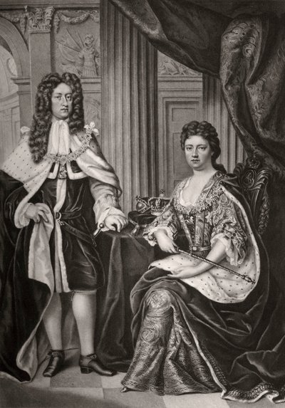 Koningin Anne en Prins George van Denemarken, late 17e of vroege 18e eeuw 1906 door Unbekannt