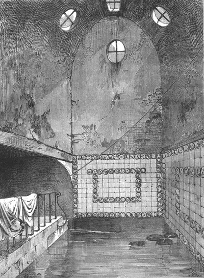 Queen Annes Bad vanuit een uitzicht genomen in 1851, 1897 door Unbekannt