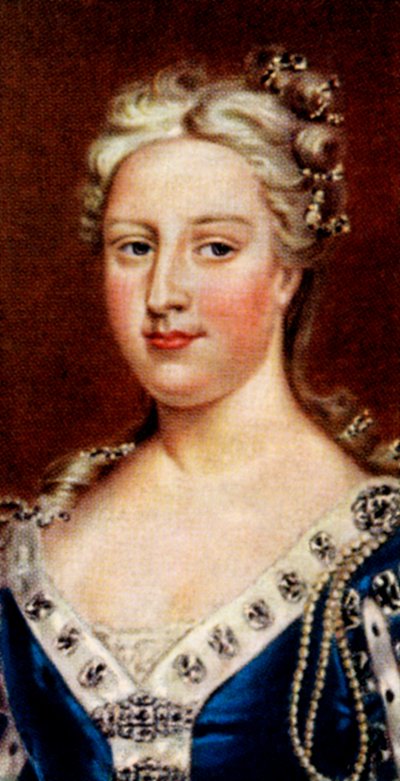 Koningin Caroline door Unbekannt