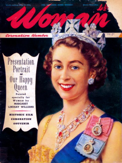 Koningin Elizabeth II geb. 1926, 1953 door Unbekannt