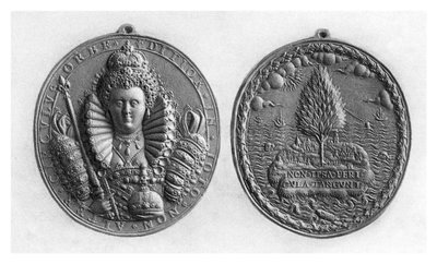 Medaille van koningin Elizabeth I, 16e eeuw, 1896 door Unbekannt