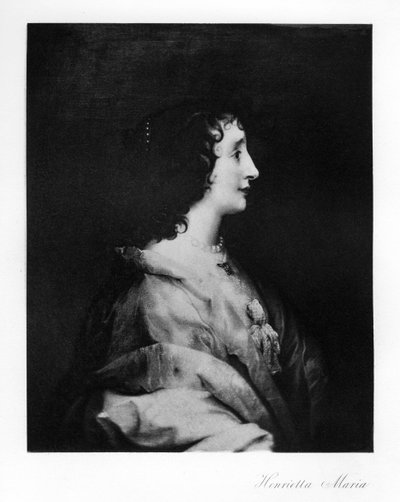 Koningin Henrietta Maria, koningin-gemalin van Engeland, Schotland en Ierland, 1907 door Unbekannt