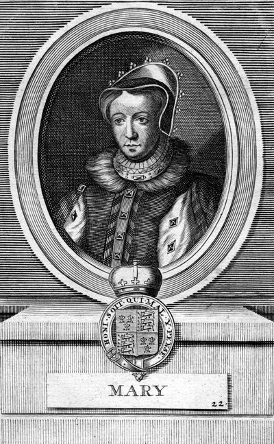 Koningin Mary I van Engeland door Unbekannt