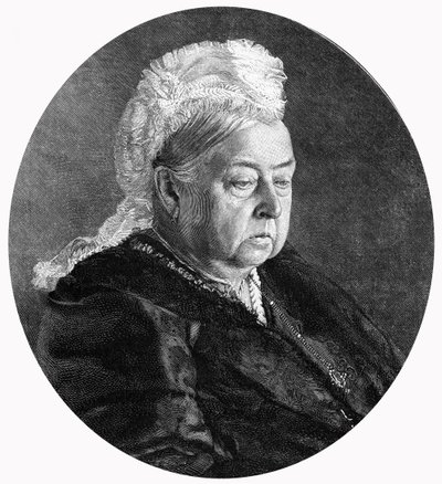 Koningin Victoria, 1900 door Unbekannt