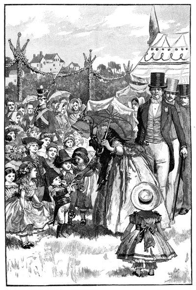 Koningin Victoria en Prins Albert op een feest, Coburg, Duitsland, c1840s, 1900 door Unbekannt