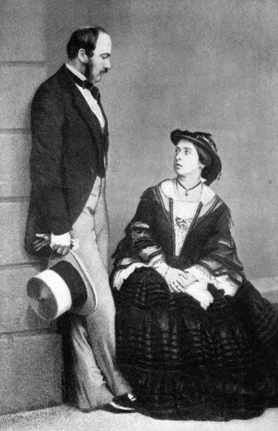 Koningin Victoria en de Prins-Gemaal, 1860 door Unbekannt