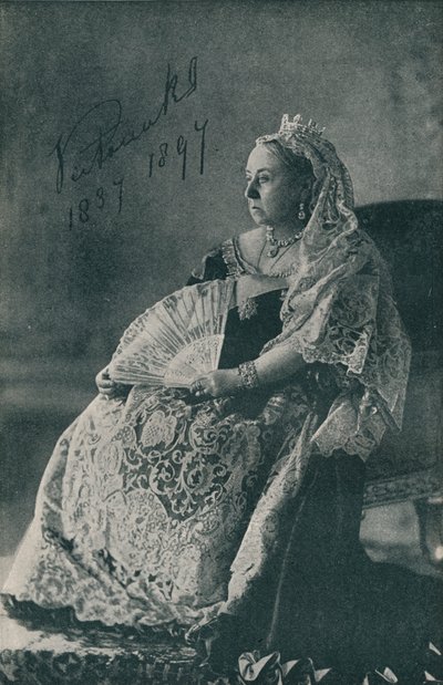 Koningin Victoria in het jaar van Haar Diamanten Jubileum, 1897 1909 door Unbekannt