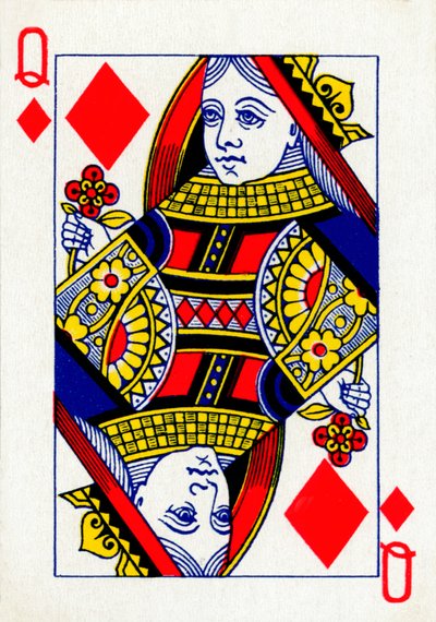 Koningin van Ruiten uit een kaartspel van Goodall & Son Ltd. door Unbekannt