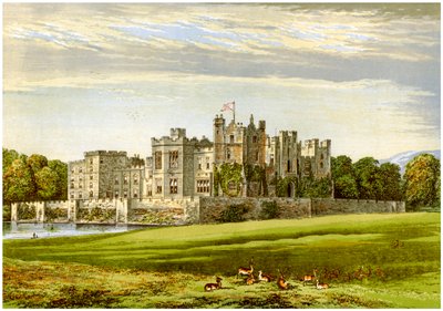 Raby Castle, County Durham, huis van de hertog van Cleveland, ca. 1880 door Unbekannt