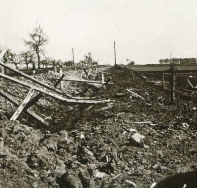 Spoorweg, Somme, Noord-Frankrijk door Unbekannt
