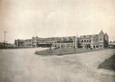 Rangoon treinstation, 1900 door Unbekannt