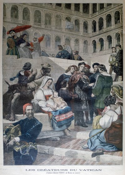 Raphael in het Vaticaan, 1832 door Unbekannt