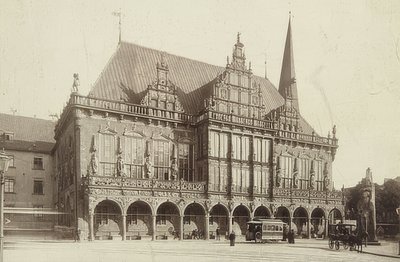 Stadhuis in Bremen door Unbekannt