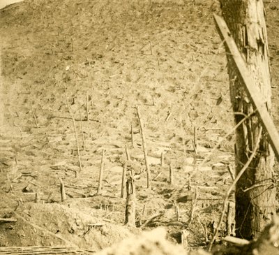 Ravijn bij Les Éparges, Noord-Frankrijk, ca. 1914-ca. 1918 door Unbekannt