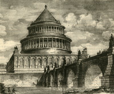 Heropbouw van het Mausoleum van Hadrianus, nu het Kasteel van Sint Angelo, 1890 door Unbekannt