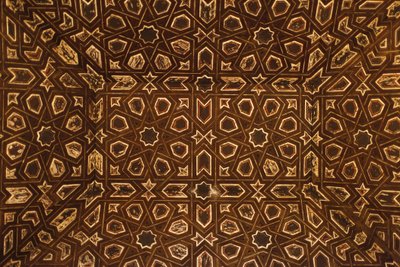 Real Alcazar de Sevilla - plafonddecoratie Sevilla Spanje door Unbekannt