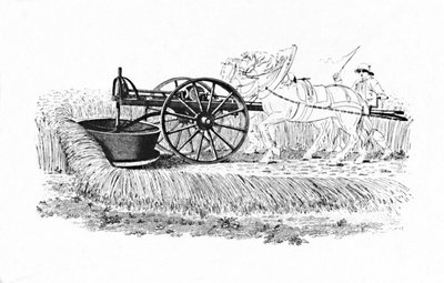 Maaimachine uitgevonden door James Smith van Deanston, 1816, 1904 door Unbekannt