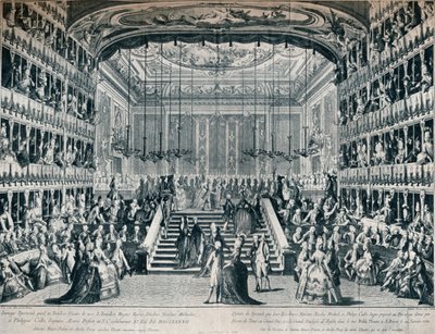 Ontvangst van de Groothertog en Hertogin van Rusland in het Theater van San Bendetto, 1902 door Unbekannt